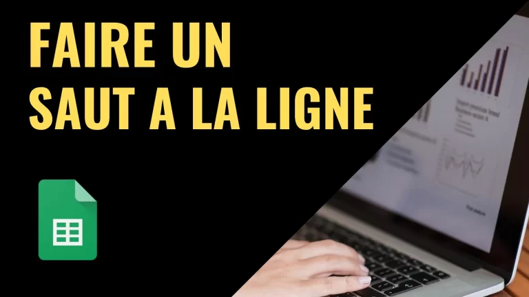 Saut à la ligne dans Google Sheets
