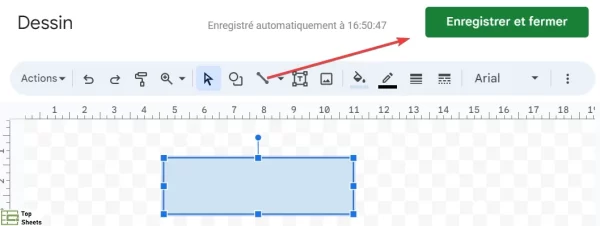 Cliquez sur Enregistrer et fermer