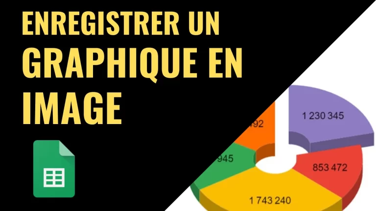 Enregistrer un graphique en image dans Google Sheets