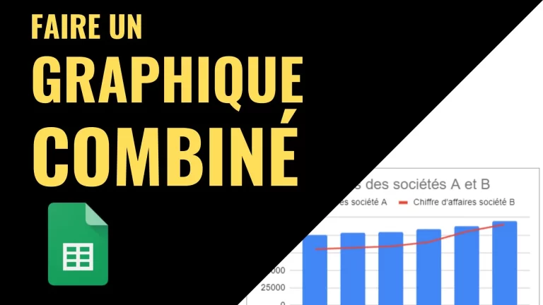 Faire un graphique combiné dans Google Sheets