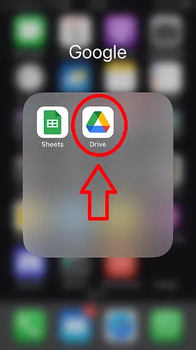 Accéder à l'application Google Drive sur votre smartphone