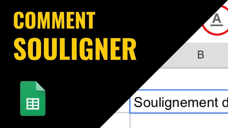 Comment souligner dans Google Sheets