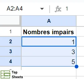 Sélectionner les cellules avec des données