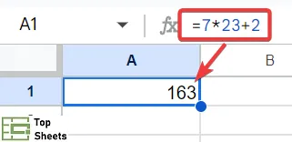 Ajouter un nombre à la valeur multipliée sans parenthèses