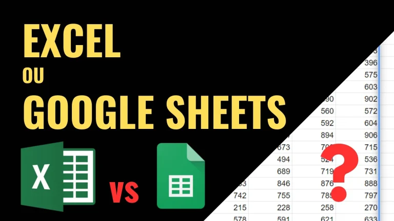 Excel ou Google Sheets : le comparatif